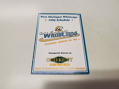 JS15 West Michigan Whitecaps 1994 Minor Baseball Pocket Schedule - Subway • $2.39
