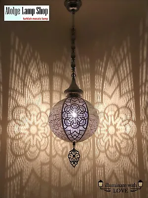 Moroccan Pendant Light Shadow Effect Hanging Lamp • $115