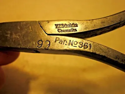 Vintage Duckbill Pliers H.E.SCHNIKE CHEMNITZ .No 361 Made In Germany • $30.95