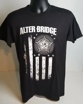 £26.46 • Buy Alter Bridge Rock Black Flag Star Concert Tour Band M T-Shirt Men's Black 2017