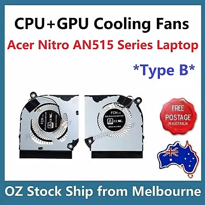 Genuine CPU GPU Fan For Acer Nitro 5 AN515-55 AN517-52 Helios PH315-53 PH315-54 • $37.50