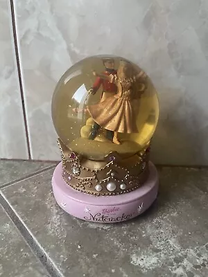 Barbie In The Nutcracker Snowglobe W/ Music  Waltz Of The Flowers  Works - Rare • $30