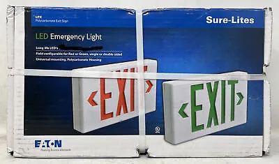 $32.99 • Buy Cooper Lighting LPX6 Series LED Emergency Exit Sign Red Green Letters