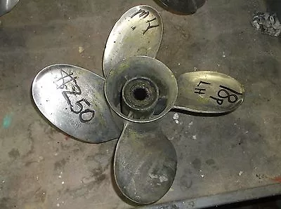 15.25 Inch X 18 Pitch MERCURY Quicksilver Stainless Steel LH 4B Propeller 101V • $250