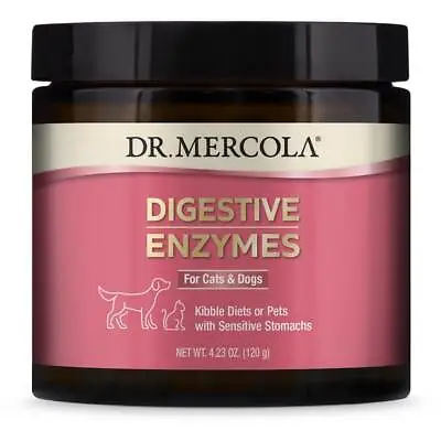 Dr. Mercola Bark & Whiskers Digestive Enzymes For Cats And Dogs 4.23 Oz Pwdr • $19.97