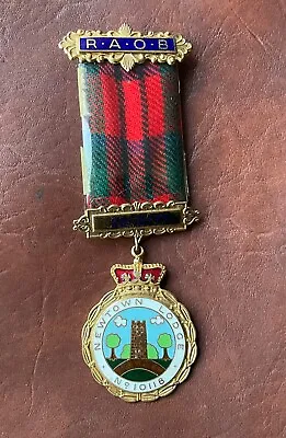 £9.99 • Buy Vintage RAOB Royal Buffaloes Masonic Jewel Medal Badge Newtown Lodge Gosport