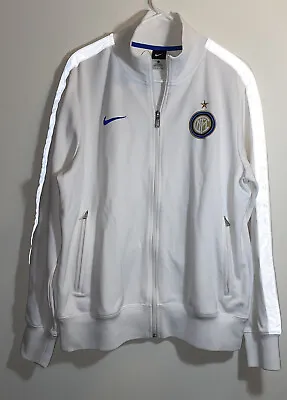 $75 • Buy Nike Inter Milan 2009 - 2010 Mens Jacket White Large Soccer Football