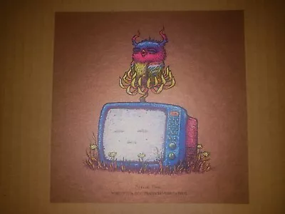 Marq Spusta SCREEN TIME Copper Paper 5x5 Mini Print Bird TV • $100