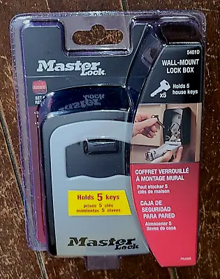 Master Lock Wall Mount Lock Box *Combination Dials* Holds 5 Keys - Model #5401D • $30.50