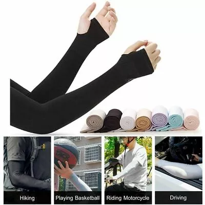 1pair Hand Cover Arm Sleeves Summer Outdoor Arm Warmers Unisex Sportswear Access • $11.87