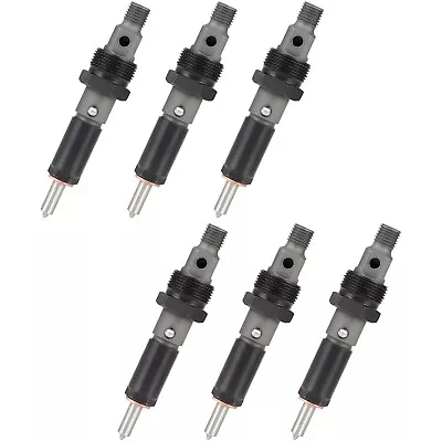 6x Fuel Injectors For 1989-93 5.9L 6BT Dodge D250 D350 Diesel Engeine 0432131836 • $66.49