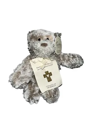 Demdaco Mini Giving Bear Handmade Blessed Teddy Bear Plush 8.5” NWT • $15