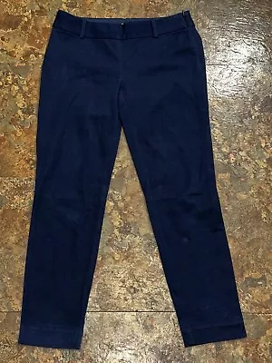 J Crew Women’s Navy Blue Cropped Dress Pants Size 0 Petite • $10.04