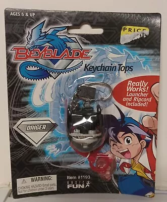 Beyblade Keychain Tops 1193 DRIGER Basic Fun FACTORY SEALED 2002. • $34.99