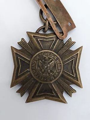 Vintage Veterans Of Foreign Wars Of U.S. Medallion VFW Cross Of Malta Medal • $25