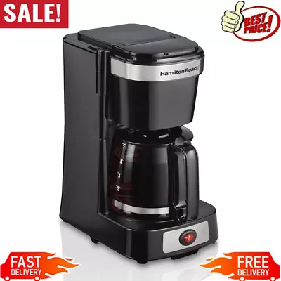 5 Cup Coffee Maker Glass Carafe Removable Dishwasher Safe AutoPause & Pour Hot • $25.64