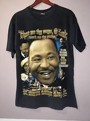 VINTAGE MLK MARTIN LUTHER KING Double Sided LET FREEDOM RING SHIRT Large • $199.99