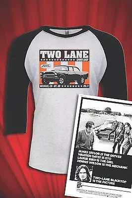 Two Lane Speed Shop Vintage Mopar Hot Rod Tee FREE S&H Two-Lane Blacktop • $21.99