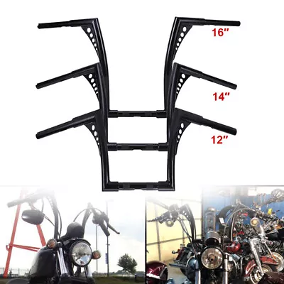 12  14  16  Rise Ape Hangers Handlebar For Harley Sportster XL 883 1200 • $199.99
