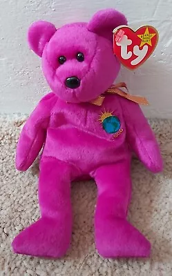 TY Beanie Babies Millenium Bear With Tag 1999.  • £2.50