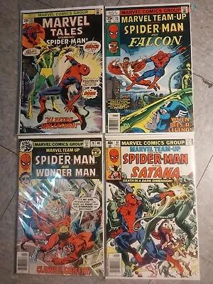 4 Marvel Tales Spider-man #63  Falcon #71 Wonder Man #78 And Satana #81 • $10
