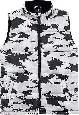 SNOW DREAMS Boys Puffer Vest Hooded Quilted Outwear Sleeveless Jacket Lined Zipp • $38.11