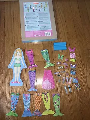 Melissa And Doug Mermaid Magnetic Play Puzzle Dress Up • $12