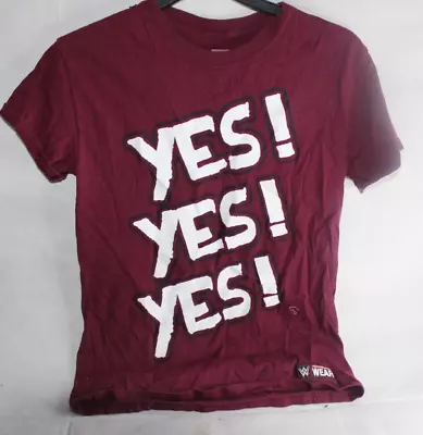 WWE Authentic Daniel Bryan  Yes Chant  T-Shirt - Size Small Adults - No Tags • £13