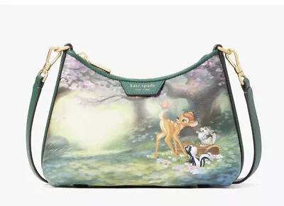 Kate Spade X Disney Bambi Bag Purse Crossbody Limited Edition Thumper Green NWT • $368.02