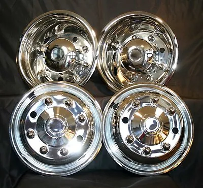 For Chevy 19.5 8 LUG C4500 C5500 C6500 Topkick Kodiak Wheel Simulators Hubcaps • $369.99