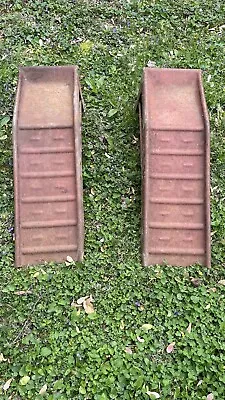 Vintage Steel Car Ramps Set  (Local Pickup Only) • $50