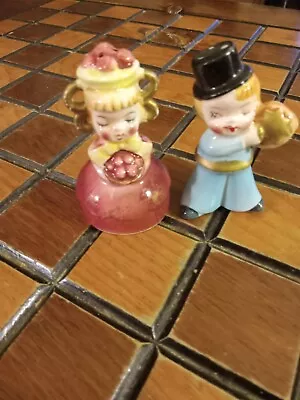 Vintage Boy And Girl Salt And Pepper Shakers Japan 1950s  • $13.99
