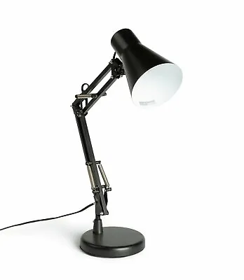 Habitat Swing Arm Desk Lamp - Matt Black 7073841 R • £22.99