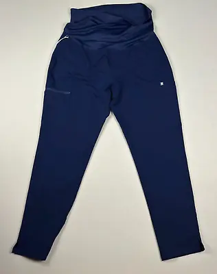 FIGS Technical Collection Maternity Belly Band Jogger Navy Scrub Pants XL NWOT • $29.88