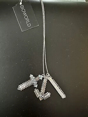 Video Game Minecraft Charm Necklace  - New With Tags • $31