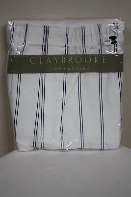 NEW Vintage Claybrooke Men's Boxer Shorts Underwear Size Medium Irregulars • $24.99