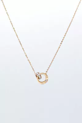 Stainless Steel Necklace With Heart I Ball I Wheel I Half Moon I Women's Jewelle • £5.99