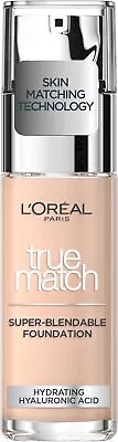 L'Oreal Paris True Match Liquid Foundation SPF 17 0.5 Procelain Rose 30ml • £12.99