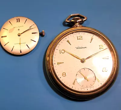 BAUME MERCIER WALTHAM POCKET WATCH 1930s AND Wrist Watch Match And Dial • $254.99