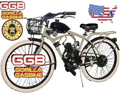 48cc 66cc 80cc 2-STROKE MOTORIZED BIKE KIT WITH 26  CRUISER BICYCLE DIY POWERFUL • $439.99