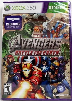 Marvel Avengers: Battle For Earth (Microsoft Xbox 360 2012) New Sealed • $23.99
