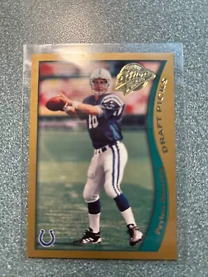 Peyton Manning 1998 Topps Action Flats Draft Picks Rookie Card #K5 • $25