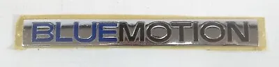 £14.99 • Buy Vw Bluemotion Badge Chrome Blue Black Rear Inscription Genuine Part