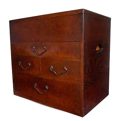£420 • Buy Large Antique Japanese Kyodai Kesho Bako Table Cabinet. Meiji Period