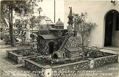 TX McAllen Texas RPPC Grand Courts Castle On The Rhine No 37410 • $3.99