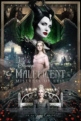 360341 Maleficent Mistress Of Evil Movie Art Decor Wall Print Poster • $45.95