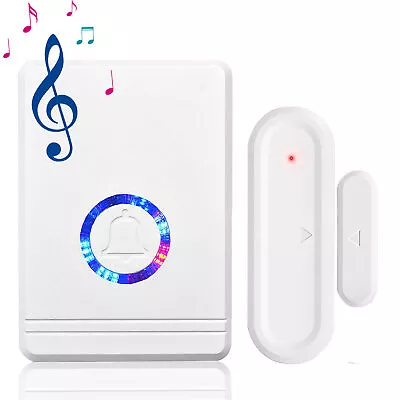 Wireless Door Open Sensor 48 Melodies & 5 Volume Levels LED Indicator For Stores • $19.49