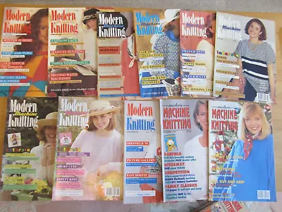 11 X Modern Machine Knitting Magazines 1993 • £5.50