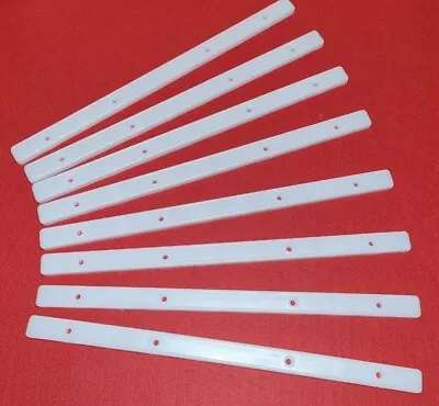 £8.99 • Buy 4 PAIRS Of White Plastic Drawer Runners For 300mm Drawers
