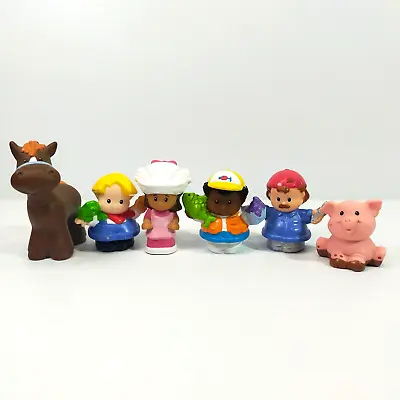 6x Fisher Price Little People And Animal Figures Bulk Bundle Lot • $19.95